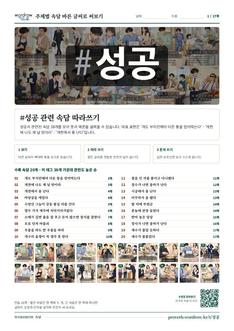 성공 모음집 미리보기